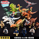 德德維芙兼容積木恐龍公園侏羅紀霸王龍世界3兒童男孩子拼裝玩具女6歲 恐龍暴走(桶裝)