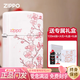 ZIPPO正品防風(fēng)煤油打火機 十里桃花 白啞漆高顏值男士禮物高檔實(shí)用 專(zhuān)屬升級裝（刻字鏈接）