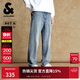 杰克·瓊斯（JACK&JONES） 男裝牛仔褲時(shí)尚百搭個(gè)性磨破貓須水洗廓形寬松休閑褲子225332073