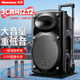 紐曼（Newmine）B12廣場(chǎng)舞音響12英寸戶(hù)外大音量藍牙拉桿音箱大功率便攜式移動(dòng)演出k歌低音炮地攤擺攤喇叭雙麥版