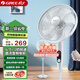 格力（GREE）落地扇16寸12檔風(fēng)速新一級能效七葉直流變頻電機遙控電風(fēng)扇落地扇低噪風(fēng)大輕音廣角送風(fēng)網(wǎng)罩可拆洗 順豐速發(fā)-FDZ-40X65Bg7-淡雅藍