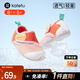 卡特兔童鞋嬰兒學(xué)步鞋秋季兒童涼鞋軟底網(wǎng)面寶寶鞋男女童幼兒園室內鞋 橙粉白 21 內長(cháng)13.0cm 腳長(cháng)12.0-12.5