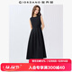 佐丹奴無(wú)袖裙子女夏季新款純色文藝風(fēng)壓褶圓領(lǐng)背心連衣裙05465336