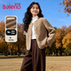 班尼路（Baleno）麥穗絨短款外套女2025春秋季新款休閑百搭時(shí)尚設計簡(jiǎn)約風(fēng)穿搭上衣