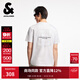 杰克·瓊斯（JACK&JONES）男裝夏季T恤精致刺繡時(shí)尚百搭潮流舒適簡(jiǎn)約個(gè)性短袖上衣225301087 A06雪白色 L （180）