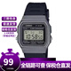 卡西歐（CASIO）時(shí)尚潮流復古小方表液晶顯示防水運動(dòng)學(xué)生石英手表 男女同款 F-91WM-1B