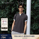 Tommy Hilfiger25春夏新款男透氣珠地網(wǎng)眼通勤修身短袖T恤/鑲邊翻領(lǐng)POLO衫 【修身款】石墨深灰P7I S （推薦：120-130斤）