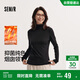 森馬（Semir）長(cháng)袖T恤女冬半高領(lǐng)發(fā)熱抑菌純色修身上衣顯瘦打底衫101724101005