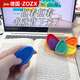 ZOZX德國感官石ADHD多動(dòng)緩解焦慮解壓神器硅膠手指觸覺(jué)板專(zhuān)注豆力訓練 感官石（6個(gè)裝）PP盒裝