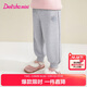 笛莎（DEESHA）女童加絨保暖束腳褲2025冬季款休閑長(cháng)褲童裝運動(dòng)褲兒童女寶寶