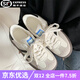 德訓鞋女2025春秋季新款輕便休閑平底運動(dòng)板鞋女百搭休閑阿甘鞋 米白色（專(zhuān)柜品質(zhì)） 37（專(zhuān)柜品質(zhì)）