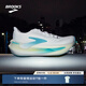 BrooksGlycerin Max超級甘油2緩震跑鞋男 白/伊帕內瑪藍/熒光黃綠 42