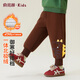 俞兆林（YUZHAOLIN）兒童褲子男童衛褲動(dòng)冬季加絨運動(dòng)褲百搭休閑長(cháng)褲童裝 加絨恐龍