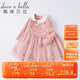 戴維貝拉（DAVE＆BELLA）女童連衣裙兒童裙子春秋小童寶寶公主裙