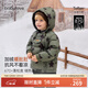 babylove【清倉】嬰幼兒羽絨服加絨保暖連帽外套新生兒寶寶三防羽絨外穿 星漢燦爛 90