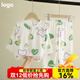 棒優(yōu)昱兒童棉綢睡衣夏季男孩長(cháng)袖夏天薄款空調寶寶套裝男女童綿綢家居服 【綿綢睡衣】熊 140 cm/90【建議身高120-130cm】