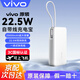 vivo【3C認證可上飛機】原裝充電寶22.5W快充20000毫安移動(dòng)電源自帶線(xiàn)適用iQOO華為蘋(píng)果小米手機平板 22.5W自帶線(xiàn)充電寶（云峰白）20000毫安