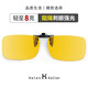 海倫凱勒近視太陽(yáng)鏡夾片墨鏡偏光太陽(yáng)眼鏡男女開(kāi)車(chē)駕駛鏡夜視夾片180度翻 夜視非偏光（晚上使用）-C2 適合任何鏡框