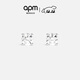 APM Monaco圓形耳釘耳環(huán)耳飾耳墜時(shí)尚飾品禮物送女友
