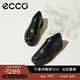 愛(ài)步（ECCO）牛津鞋男鞋 男士皮鞋牛皮休閑皮鞋 都市奧斯陸550284 黑色55028401001 41