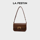 拉菲斯?。↙a Festin）【徐璐同款】畫(huà)框包包女新款單肩斜挎腋下包生日婦女節禮物送女生 復古棕