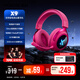 邁從（MCHOSE）X9電競耳機頭戴式游戲三模無(wú)線(xiàn)2.4G藍牙電腦7.1環(huán)繞音效帶麥有線(xiàn)三角洲無(wú)畏契約fps聽(tīng)聲辨位打瓦 【X9無(wú)線(xiàn)7.1版】 冰感蛋白皮耳罩 漿果紅