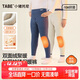 小豬托尼胖男童保暖褲兒童加絨打底褲秋冬兒童加厚秋褲青少年校服神器內搭