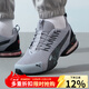 彪馬（PUMA）男鞋女鞋秋冬2025新款網(wǎng)面鞋緩震運動(dòng)鞋輕便跑步鞋軟底休閑鞋男 379602-02/淺灰色-黑色-紅色 40