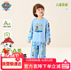 汪汪隊立大功兒童家居服套裝棉質(zhì)A類(lèi)男女童長(cháng)袖長(cháng)褲睡衣寶寶空調服 藍色 110