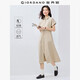 佐丹奴襯衫連衣裙女夏季新款純棉通勤風(fēng)口袋連袖薄款裙子13465324