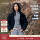 Calvin KleinJeans【防風(fēng)防水】25秋冬新款女士ck輕暖90絨短款立領(lǐng)羽絨服外套 UB1-太空黑 XS