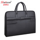 百利文H1816深灰色商務(wù)加寬立體會(huì )議包電腦包男女士出差手提包公文包手提袋文件收納袋資料袋辦公會(huì )議袋