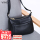viney包包女包牛皮斜挎包媽媽中老年洋氣單肩包生日圣誕禮物送女生女友