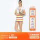 PORTS寶姿女裝秋新品 條紋短裙 LC8S067RFD038 白底印花 12