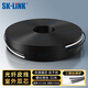 SK-LINK單模雙芯皮線(xiàn)光纖 室外2芯3鋼絲自承式蝶形低煙無(wú)鹵尾纖光纜寬帶光纖入戶(hù)線(xiàn)50米SWGL2SM-50M