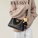 Reessy奢侈品高端女包單肩斜挎包2026新款通勤時(shí)尚菱格鏈條包送女友 黑色(禮盒包裝)
