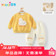 優(yōu)奇兒童套裝秋冬裝2025新款寶寶加絨分體嬰幼兒衛衣兩件套衣服