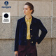 Navigare意大利小帆船25秋冬新款女士短款絲絨外套復古開(kāi)衫夾克2331005502