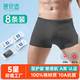 蓓安適一次性?xún)妊澞惺科浇谴蟠a純棉無(wú)菌旅行便攜免洗短褲8條裝蒼藍2XL號