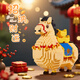 雅為2026新年禮物馬年積木相框拼裝擺件馬上有錢(qián)手工diy生肖吉祥物 馬上有錢(qián)【2026馬年限定】