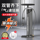 偶森雙管打氣筒高壓美法聰明嘴爆沖氣管子自行車(chē)電動(dòng)汽車(chē)家用充氣泵筒