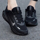 耐克（NIKE）女鞋 2026春季新款戶(hù)外運動(dòng)鞋網(wǎng)面透氣休閑鞋輕便緩震跑步鞋子女 HQ3266-002黑色/曬圖退5 37.5