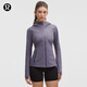 lululemon丨Cross Chill 女士運動(dòng)夾克 防風(fēng) 拒水 LW4CEGS 葡萄朦朧紫 M