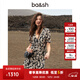 ba&sh bash法式氣質(zhì)v領(lǐng)短袖碎花茶歇連衣裙多色女1E22TAIS NOIR S (0)
