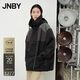 JNBY/江南布衣春秋風(fēng)衣女立領(lǐng)戶(hù)外夾克混紡拼接寬松外套5O9911200