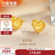 六福珠寶 足金愛(ài)心黃金耳釘女款時(shí)尚閃耀心形耳飾計價(jià) 約2.03克