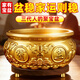 友顏堂聚寶盆純黃銅風(fēng)水擺件八方來(lái)財發(fā)財樹(shù)辦公室開(kāi)業(yè)客廳招財擺件高檔 90%選擇【純黃銅約17cm】配高檔黑胡桃木底座