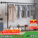 楠葉 晾衣架落地 陽(yáng)臺衣架  多功能衣架 簡(jiǎn)易衣架桿 臥室掛衣架DGZ-8
