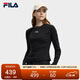 FILA 斐樂(lè )【楊冪同款】女子針織長(cháng)袖衫2025冬時(shí)尚休閑簡(jiǎn)約基礎圓領(lǐng)長(cháng)T