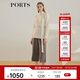 PORTS寶姿女裝 秋冬新品針織長(cháng)袖高領(lǐng)套頭衫LL9K440LZI002 奶白色 M